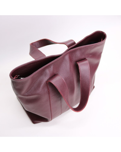 Сумка-трансформер з бордової шкіри флотар Арт. YS-6052(2)