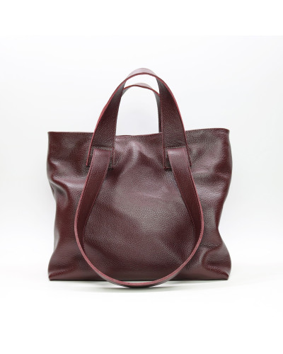 Сумка-трансформер з бордової шкіри флотар Арт. YS-6052