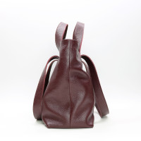 Сумка-трансформер з бордової шкіри флотар Арт. YS-6052