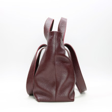 Сумка-трансформер з бордової шкіри флотар Арт. YS-6052