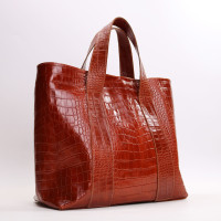 Сумка-трансформер з рудої шкіри під рептилію Арт. YS-6052(2)