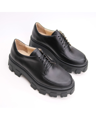 Туфлі з чорної шкіри Арт. As-12/258