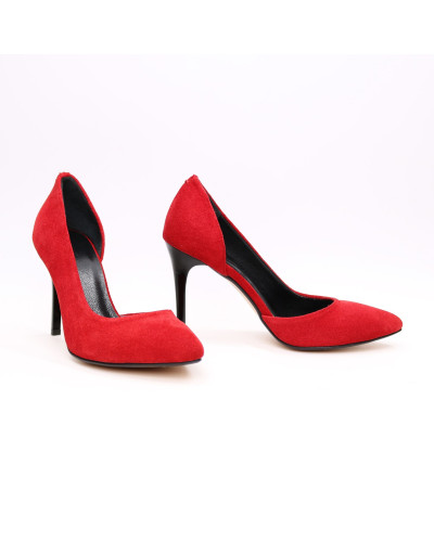 Туфлі-човники червоного кольору Арт. 35-5