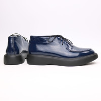 Сині лакові туфлі Арт. 156-5/Hill3
