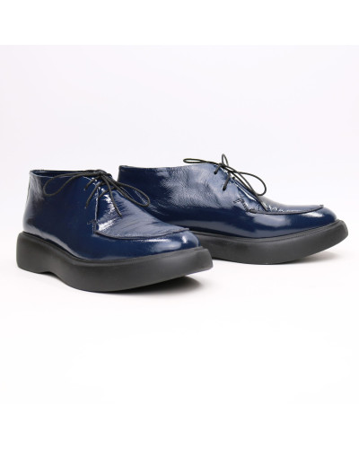 Сині лакові туфлі Арт. 156-5/Hill3