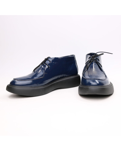 Сині лакові туфлі Арт. 156-5/Hill3