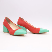 Замшеві туфлі-човники Арт. 657-5/w324Ок