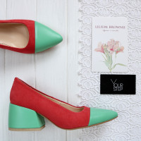 Замшеві туфлі-човники Арт. 657-5/w324Ок