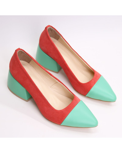 Замшеві туфлі-човники Арт. 657-5/w324Ок