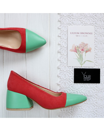 Замшеві туфлі-човники Арт. 657-5/w324Ок