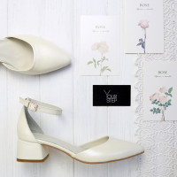 Босоніжки з бежевої шкіри Арт. 457-4/53Ок