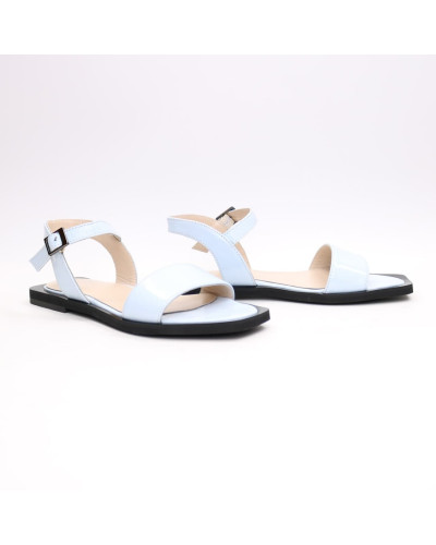 Блакитні лакові босоніжки Арт. 10-5/0504