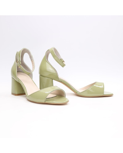 Лакові босоніжки на підборах Арт. 605-11/47Ок