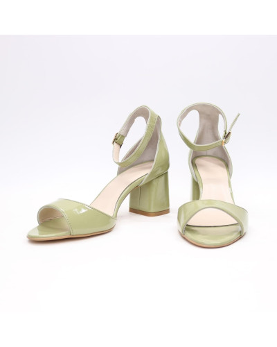 Лакові босоніжки на підборах Арт. 605-11/47Ок