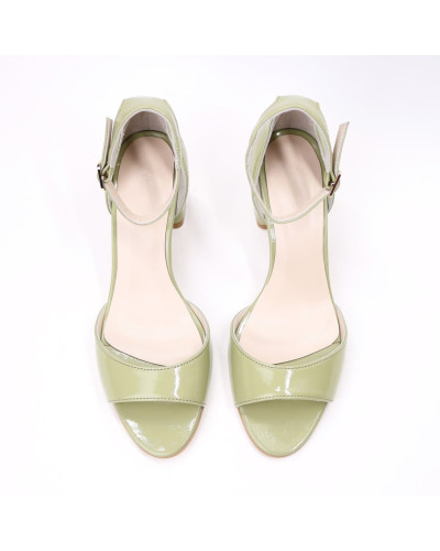 Лакові босоніжки на підборах Арт. 605-11/47Ок