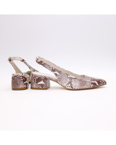 Слінгбеки бежево-коричневого кольору Арт. 457-3/53Ок