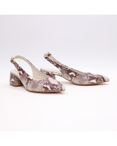 Слінгбеки бежево-коричневого кольору Арт. 457-3/53Ок