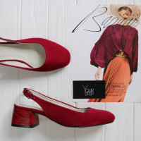 Босоніжки з велюру Арт. 456-4/53Ок