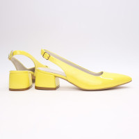 Жовті лакові слінгбеки Арт. 457-3/53Ок