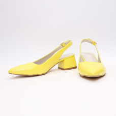 Жовті лакові слінгбеки Арт. 457-3/53Ок