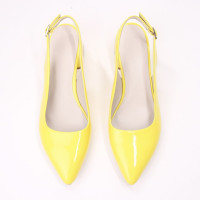 Жовті лакові слінгбеки Арт. 457-3/53Ок