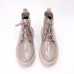 Ботинки из темно-бежевого наплака  Арт. 156-7/Ls15