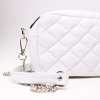 Крос-боді з білої шкіри флотар Арт. YS-1015(B3)