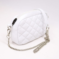 Крос-боді з білої шкіри флотар Арт. YS-1015(B3)