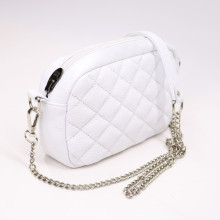 Крос-боді з білої шкіри флотар Арт. YS-1015(B3)