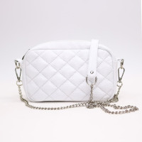 Крос-боді з білої шкіри флотар Арт. YS-1015(B3)