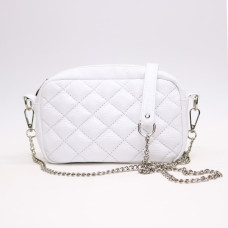 Крос-боді з білої шкіри флотар Арт. YS-1015(B3)