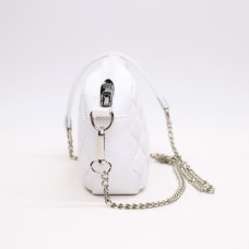 Крос-боді з білої шкіри флотар Арт. YS-1015(B3)