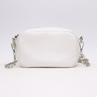 Крос-боді з білої шкіри під рептилію Арт. YS-1015(B1)