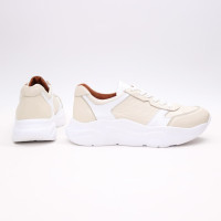 Кросівки з бежевої шкіри Арт. Т-3/21913