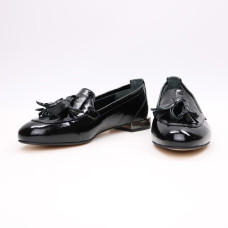 Чорні лакові лофери Арт. 156-1/33