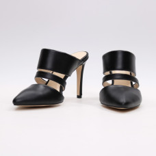 Мюлі із чорної шкіри Арт. 35-16/60Ок