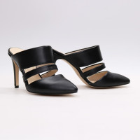 Мюлі із чорної шкіри Арт. 35-16/60Ок