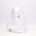 Рюкзак з шкіри флотар білого кольору Арт. YS-2878