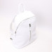 Рюкзак з шкіри флотар білого кольору Арт. YS-2878