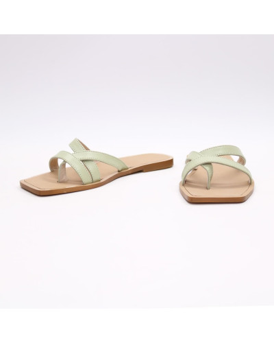 Шкіряні шльопанці Арт. 073-3