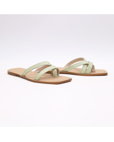 Шкіряні шльопанці Арт. 073-3