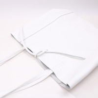 Шопер з білої шкіри флотар Арт. YS-4080