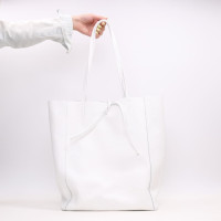 Шопер з білої шкіри флотар Арт. YS-4080