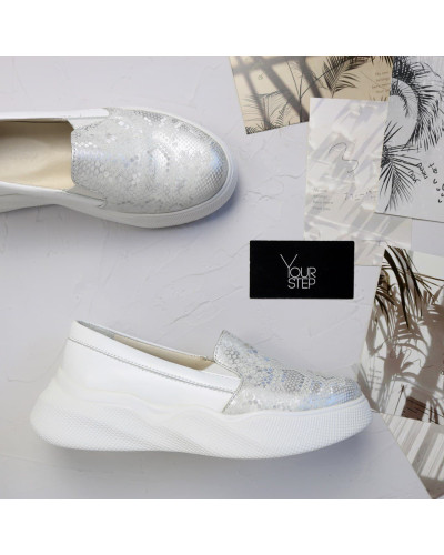 Сліпони білого кольору Арт. 15-1/195