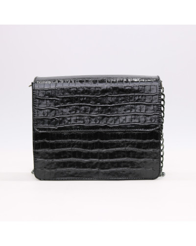 Сумка з чорної лакової шкіри Арт. YS-1016