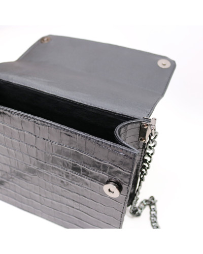 Сумка з чорної лакової шкіри Арт. YS-1016