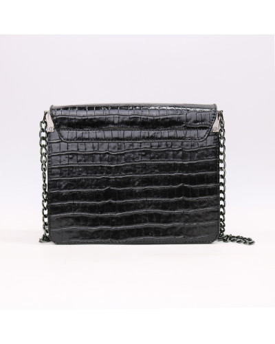 Сумка з чорної лакової шкіри Арт. YS-1016