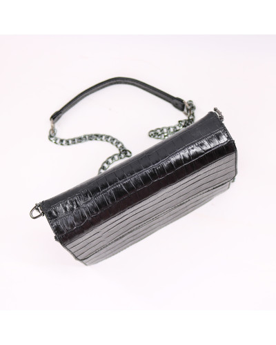 Сумка з чорної лакової шкіри Арт. YS-1016