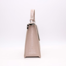 Сумка из бежевой лаковой кожи под крокодил Арт. YS-1001