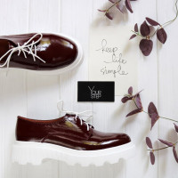 Лакові туфлі кольору бордо Арт.12-29/As23